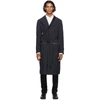 MAISON MARGIELA BLACK RECYCLED PACKABLE TRENCH COAT