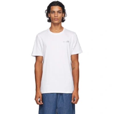 Apc White Item T-shirt