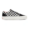 Vans Checkerboard Flatform Trainers In Chk/blk/mar
