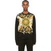 VERSACE BLACK BAROCCO MITCHEL SWEATSHIRT