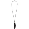 ANN DEMEULEMEESTER ANN DEMEULEMEESTER BLACK FEATHER NECKLACE