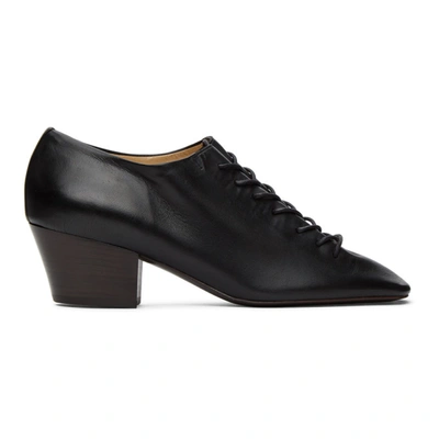 Lemaire 50mm Square-toe Derby Shoes In Black