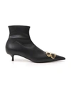 BALENCIAGA BALENCIAGA BB PLAQUE SOCK BOOTS