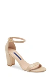 STUART WEITZMAN NEARLYNUDE ANKLE STRAP SANDAL,S2208