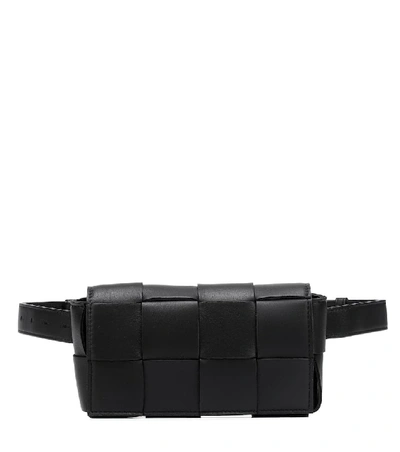 Bottega Veneta Women's The Cassette Leather Belt Bag In Black