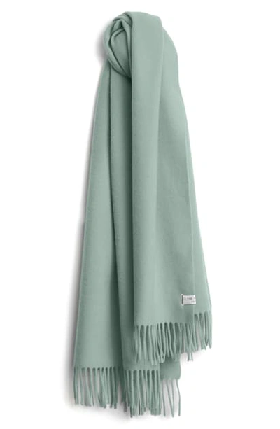 Rag & Bone Classic Wool Scarf In Rover Green