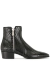 BALMAIN MIKE PYTHON BOOTS