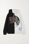 MCQ BY ALEXANDER MCQUEEN GENESYS APPLIQUÉD PRINTED COTTON-JERSEY HOODIE