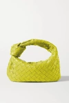 BOTTEGA VENETA JODIE MINI KNOTTED INTRECCIATO LEATHER TOTE