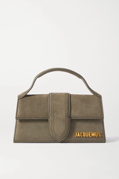 Jacquemus Le Grand Bambino Top-handle Bag In Dark Green