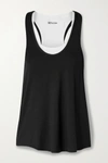 ALL ACCESS DUET LAYERED STRETCH-MODAL JERSEY TANK