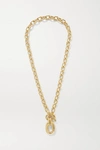 PACO RABANNE XL LINK GOLD-TONE NECKLACE