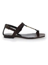 SAINT LAURENT SAINT LAURENT CASSANDRA FLAT SANDALS