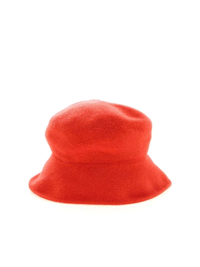 Kangra Cashmere Merino Wool, Silk And Cashmere Hat In Orange