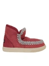 MOU SSKIMO SNEAKERS IN RED