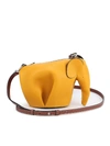 LOEWE ELEPHANT MINI BAG IN YELLOW
