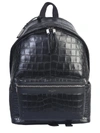 SAINT LAURENT SAINT LAURENT CITY EMBOSSED BACKPACK