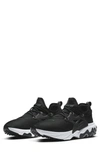 Nike Men's React Presto Running Sneakers From Finish Line In Black/ Off Noir/ White