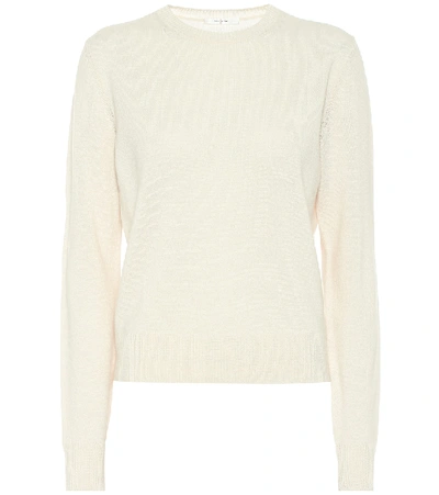 The Row Cirane Merino Wool And Cashmere-blend Sweater In White