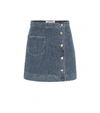 ALEXA CHUNG 1976 DENIM MINISKIRT,P00488497