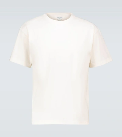 Bottega Veneta Crew Neck Short-sleeve T-shirt In White