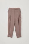 COS DROPPED CROTCH PANTS WITH PLEATS,0799566006007