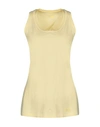 Liu •jo Tank Top In Light Yellow