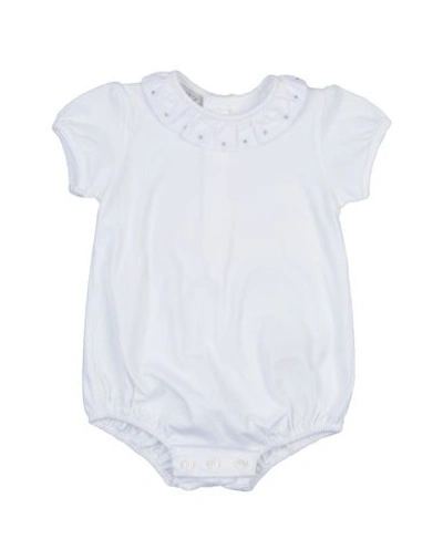 Paz Rodriguez Babies' Bodysuits In White