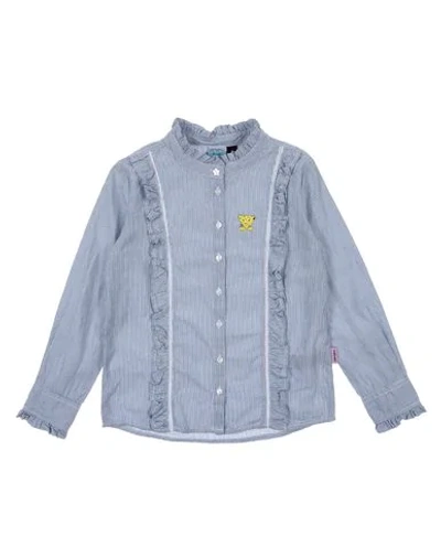 Vingino Kids' Shirts In Slate Blue