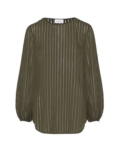 Zimmermann Blouse In Military Green