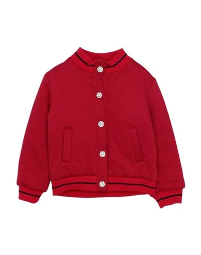 Miss Blumarine Kids' Jackets In Red