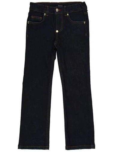 Philipp Plein Kids' Jeans In Blue