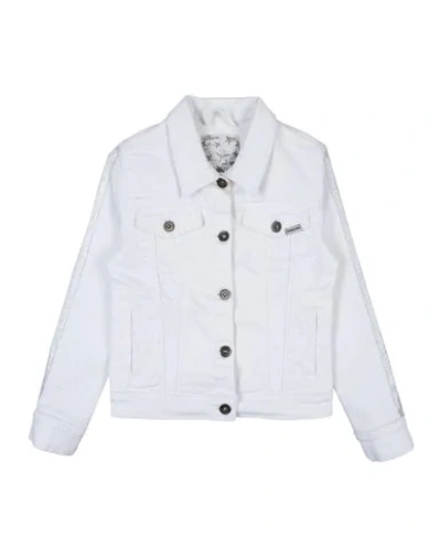 Vingino Kids' Denim Outerwear In White