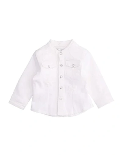 Daniele Alessandrini Babies' Denim Shirts In White