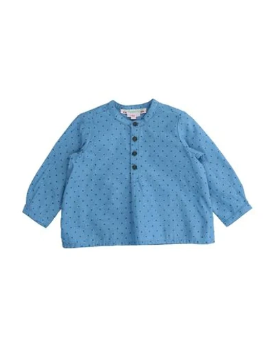 Bonpoint Babies' Denim Shirts In Blue