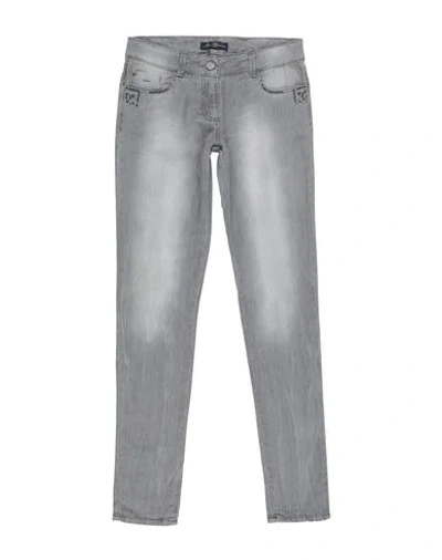 Miss Blumarine Kids' Jeans In Grey