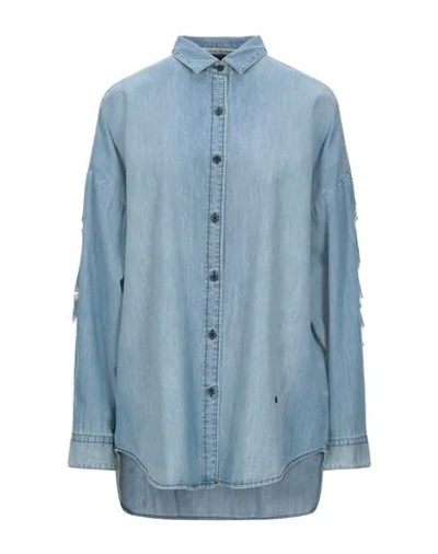 Replay Denim Shirt In Blue