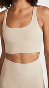 Beach Riot Leah Rib Knit Top In Tan