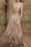 ALEXIS ROSEVILLE EMBROIDERED DRESS,APF6367-M