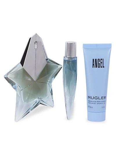 Mugler Angel 3-piece Eau De Parfum & Shower Gel Set