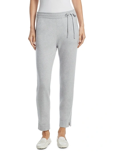 Akris Knit Cashmere Pants In Gravel