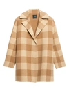 THEORY Double-Faced Check Overlay Coat,0400013086323
