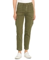 Hudson High-rise Straight-leg Cargo Pants In Washed Tro