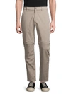 KENZO ZIP-OFF COTTON PANTS,0400012846378