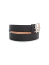 DSQUARED2 SILVER BUCKLE BELT,BEM0161.42200001 M802 NERO PALLADIO