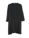 DANIELA GREGIS REVERSIBLE CHECKED LAMBSWOOL COAT,11503567