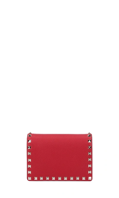 Valentino Garavani Luggage In Red