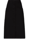 LEMAIRE DENIM A-LINE SKIRT