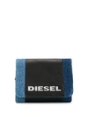 DIESEL DENIM LOGO PURSE