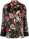 F.R.S FOR RESTLESS SLEEPERS FLORAL-PRINT SILK SHIRT